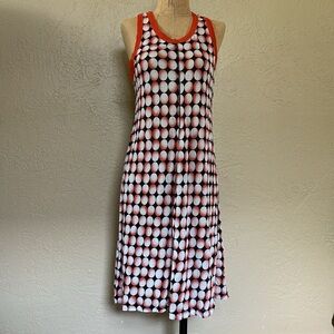 Jean Paul Gaulitier maille femme orange black dress small